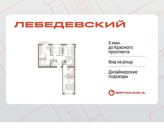 квартал № 5 Заельцовская ЖК «Лебедевский» фото