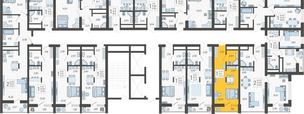 квартира г Сочи микрорайон Бытха Ясногорская улица, 16/2к 8 фото 2