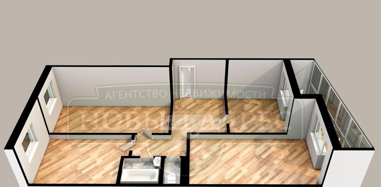 квартира г Арсеньев ул Октябрьская 55/3 фото 2
