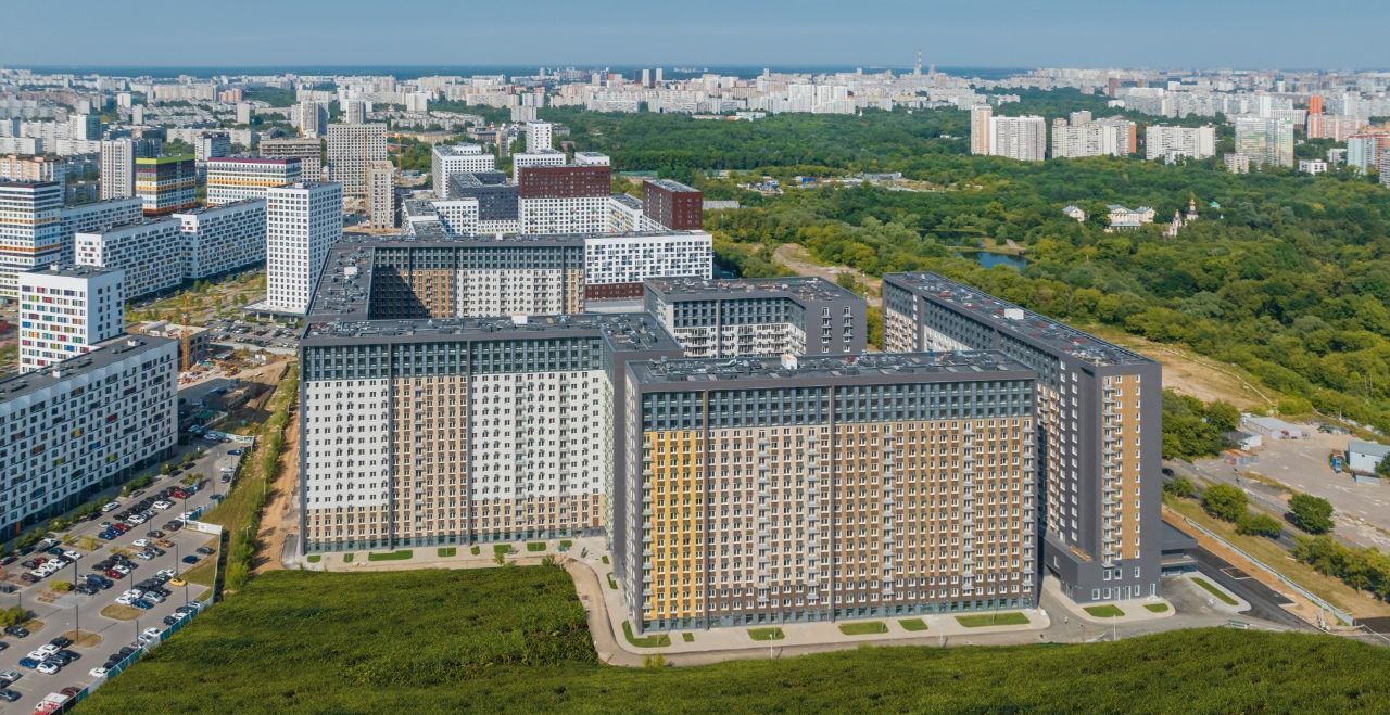 квартира г Москва п Внуковское апарт-комплекс «Легендарный квартал» аллея Берёзовая 19 Ботанический сад, корп. 4 фото 2