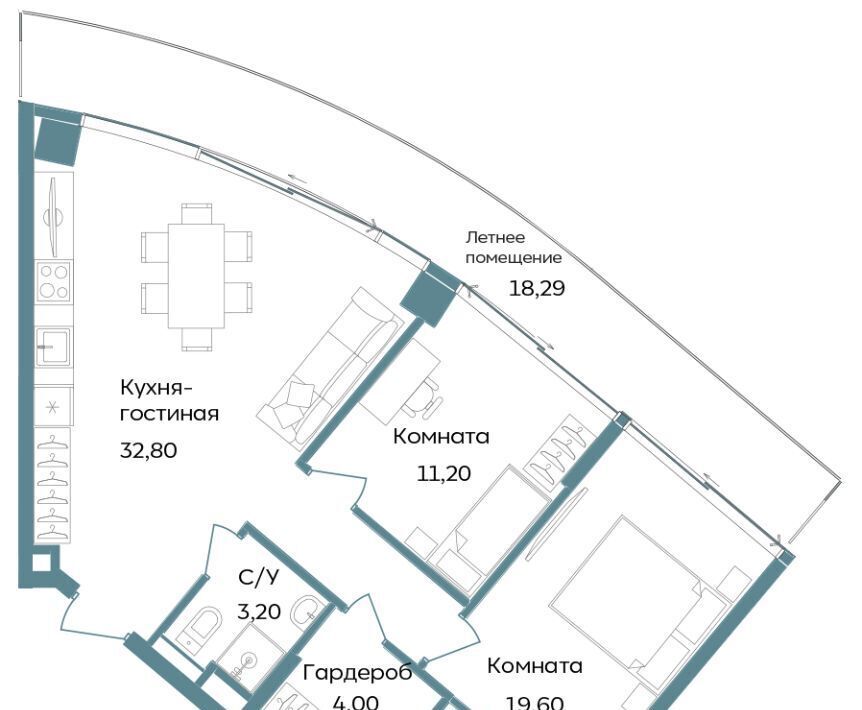 квартира г Саки ул Морская TEMPO фото 1