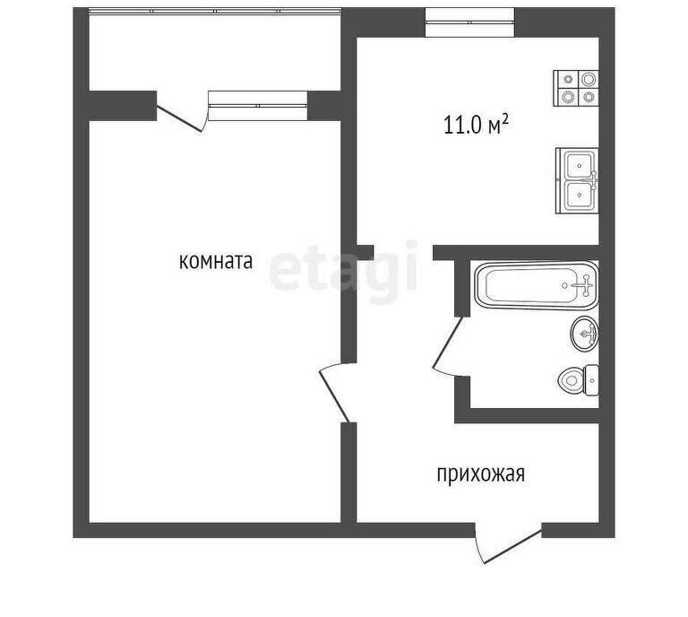 квартира г Муром ул 1-я Новослободская 4 фото 1