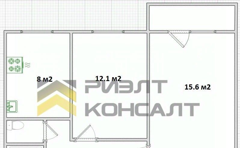 квартира г Омск р-н Октябрьский ул 4-я Транспортная 40 фото 17