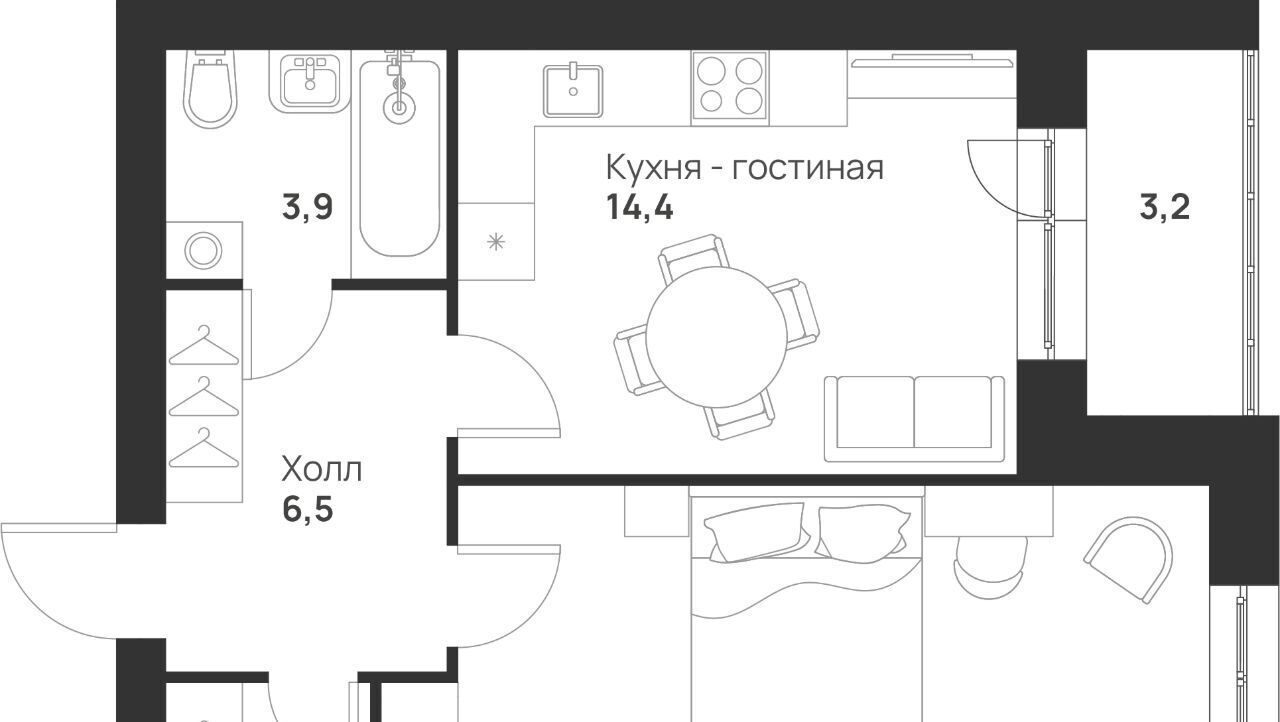 квартира г Тула р-н Привокзальный ул Героев России 6 фото 3