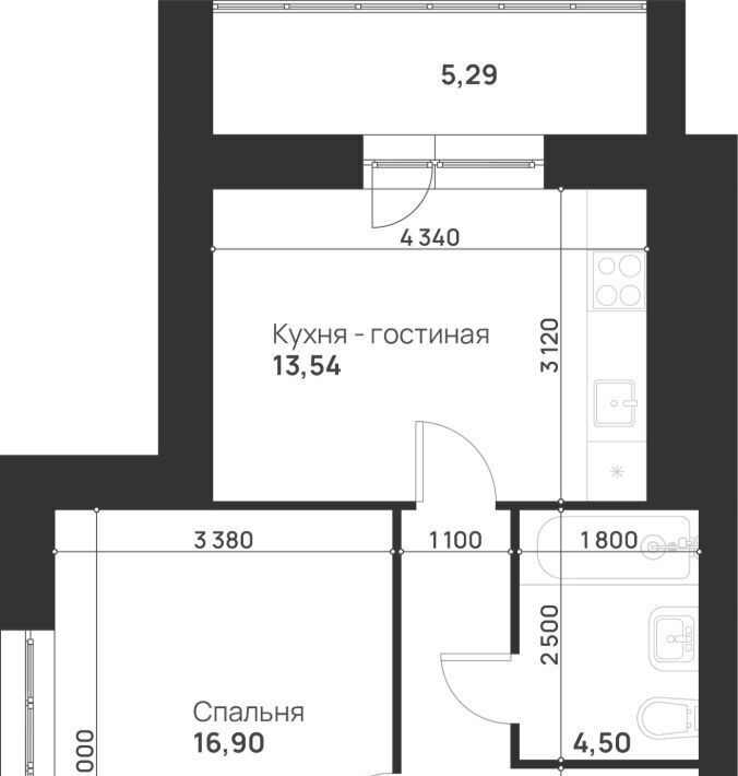 квартира г Тула р-н Привокзальный ул Героев России 8 фото 2