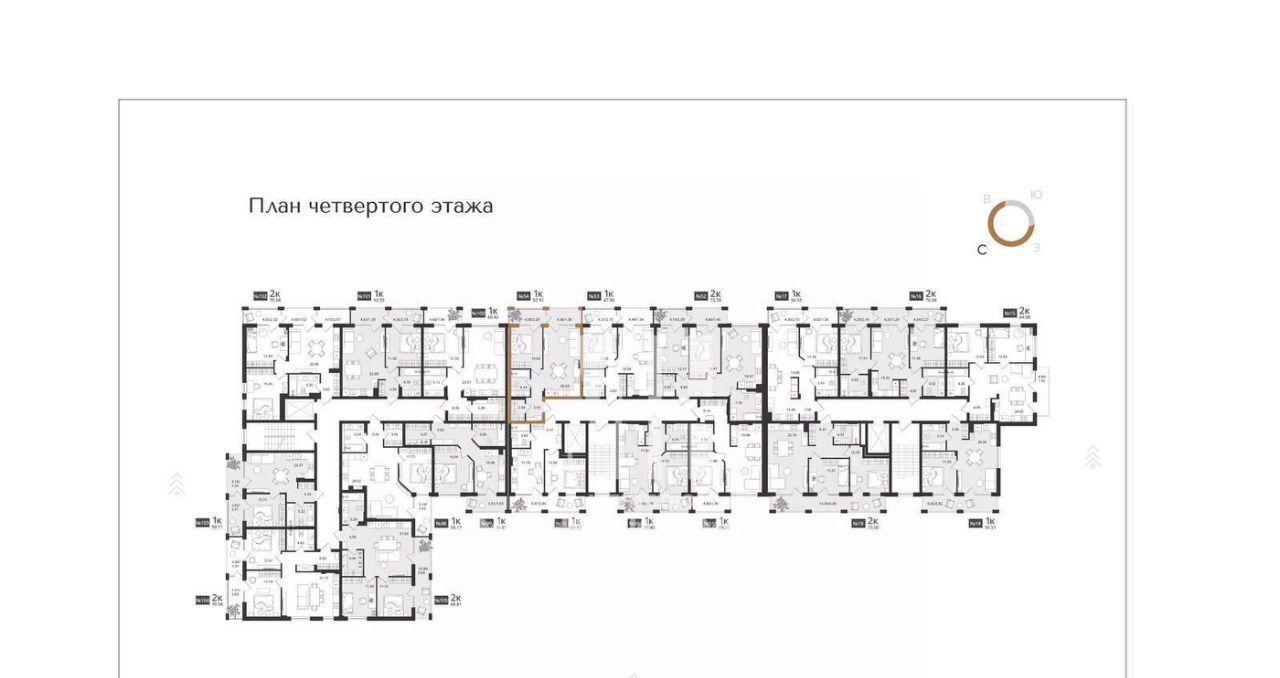 квартира р-н Светлогорский г Светлогорск ул Новая 108/114 ЖК «Гармония» фото 2