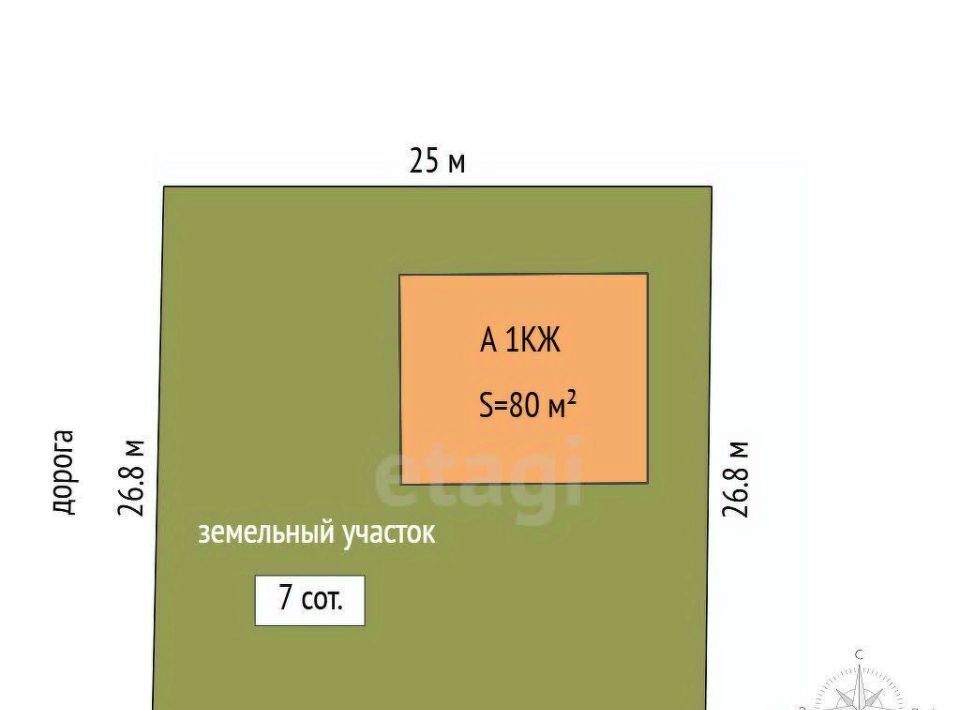дом г Тюмень р-н Ленинский снт Якорь ул Яблочная Ленинский административный округ фото 2