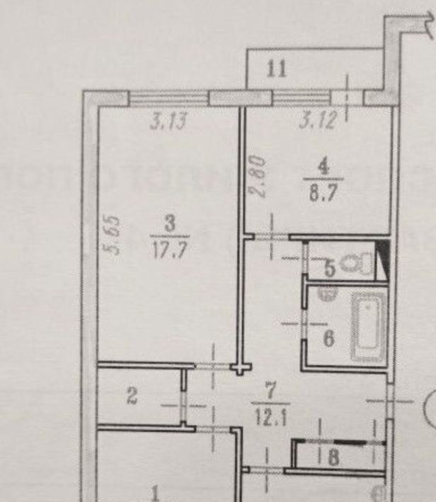 квартира г Омск р-н Советский ул Заозерная 36/3 Советский АО фото 10