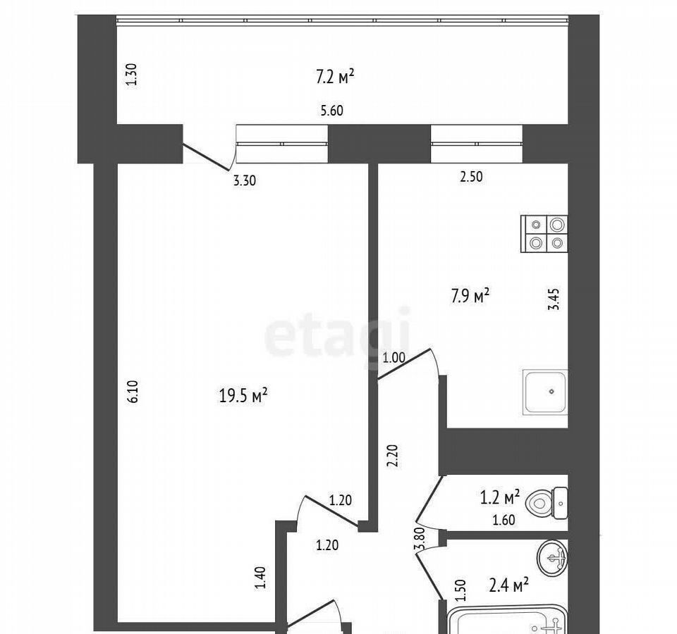 квартира г Дмитров ул Московская 7 Дмитровский г. о. фото 30