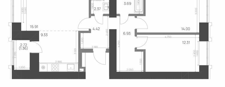 квартира р-н Нижнекамский г Нижнекамск 15-й микрорайон ЖК Калина фото 1