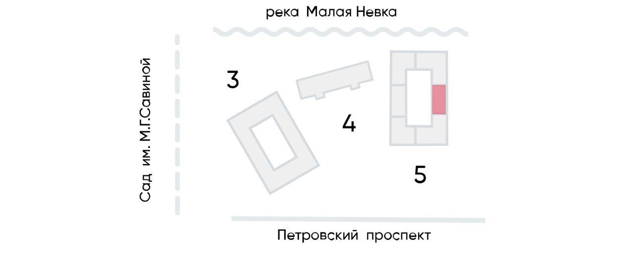 квартира г Санкт-Петербург метро Крестовский Остров пр-кт Петровский 11к/3 фото 2