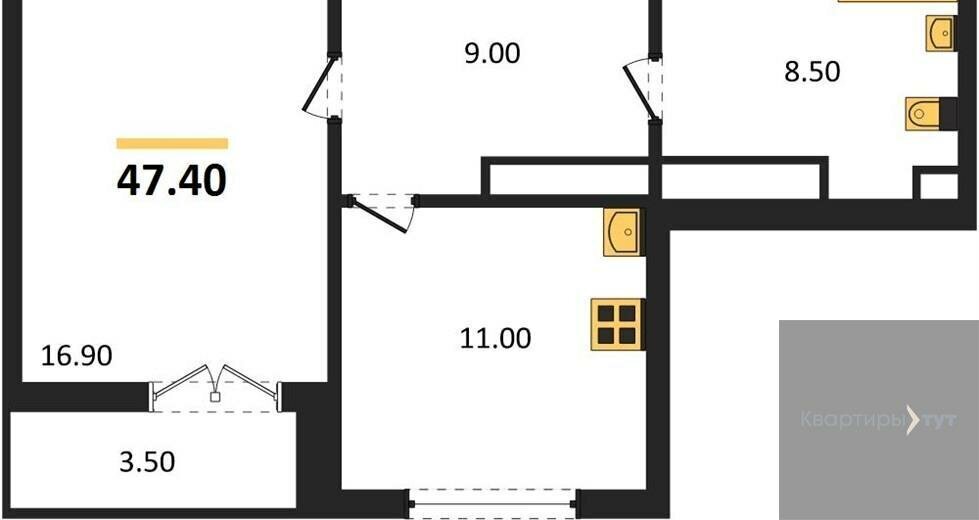 квартира г Воронеж р-н Центральный ул Загоровского 9/3 фото 1