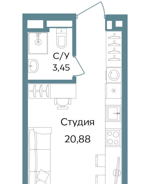 квартира г Саки ул Морская TEMPO фото 1
