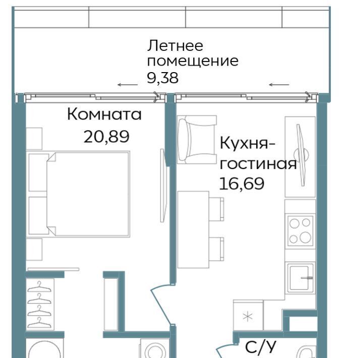 квартира г Саки ул Морская TEMPO фото 1