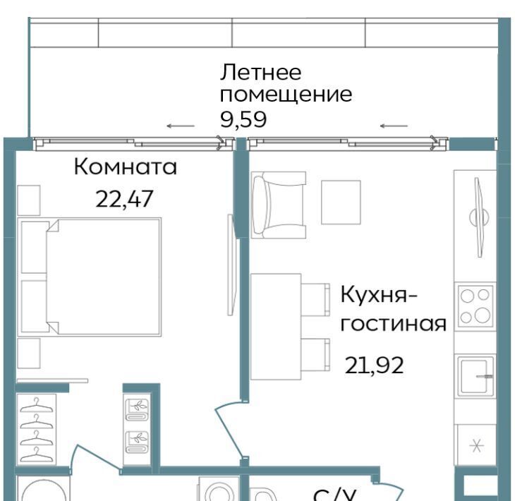 квартира г Саки ул Морская TEMPO фото 1
