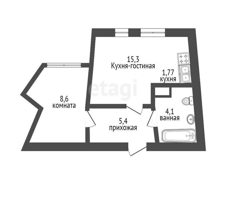 квартира г Санкт-Петербург метро Приморская б-р Александра Грина 1 апарт-комплекс «Cruise Apart» Морской округ фото 1