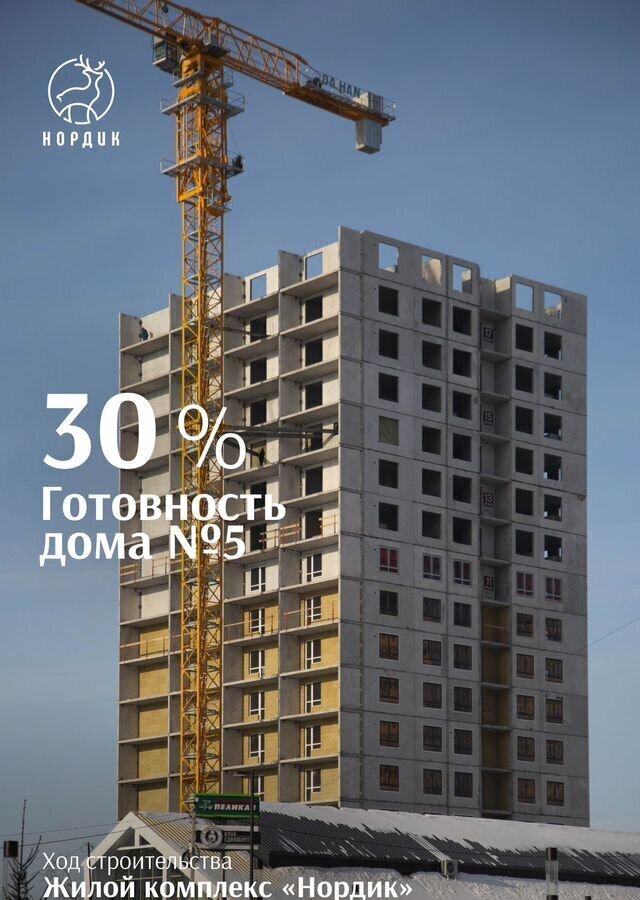 квартира г Хабаровск р-н Кировский ЖК «Нордик» ул. Массовой/ул. Салтыкова Щедрина/ул. Тихоокеанская/ул. Фоломеева фото 3