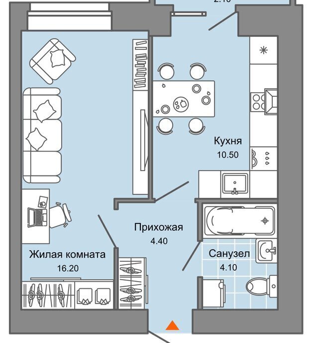 квартира г Пермь р-н Дзержинский ул Дзержинского ЖК Камаполис фото 1