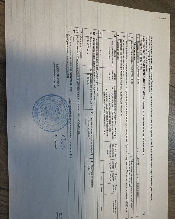 земля г Копейск п Заозерный Копейский г. о. фото 1