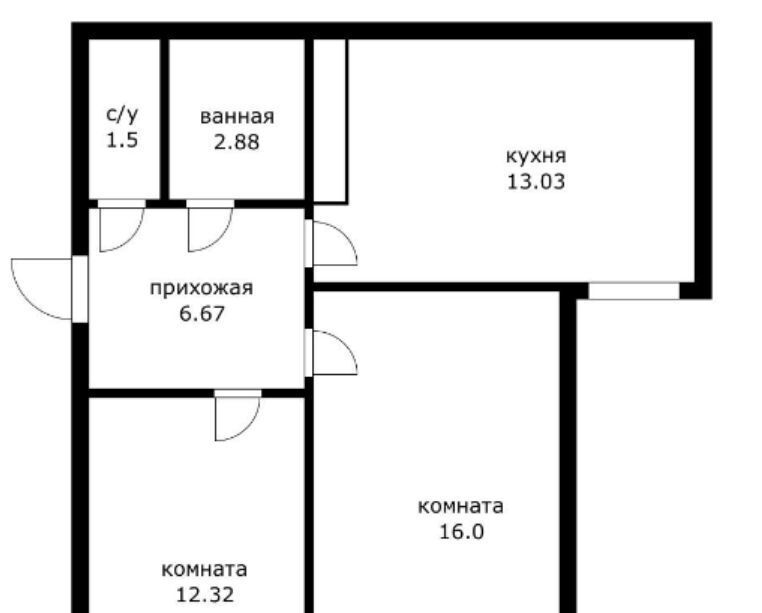 квартира г Краснодар р-н Карасунский ул Новороссийская 90/2к 2 фото 2