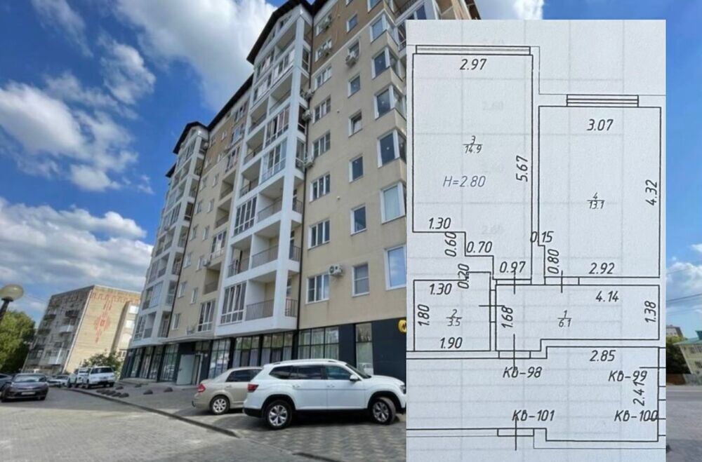 квартира р-н Крымский г Крымск ул Синева 36а Крымское городское поселение фото 15