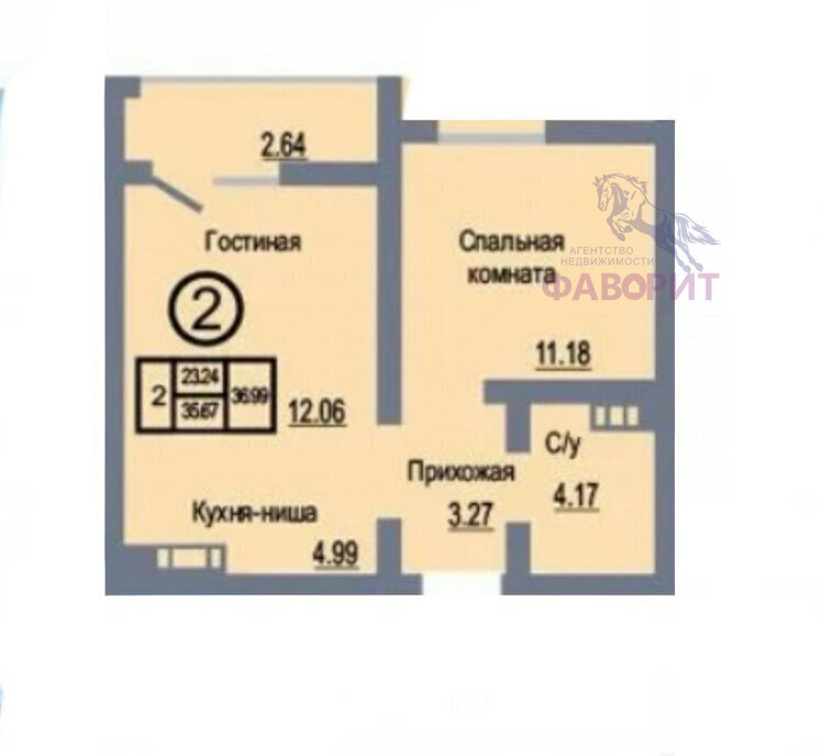 квартира г Оренбург р-н Ленинский ул Неплюева 5 фото 2