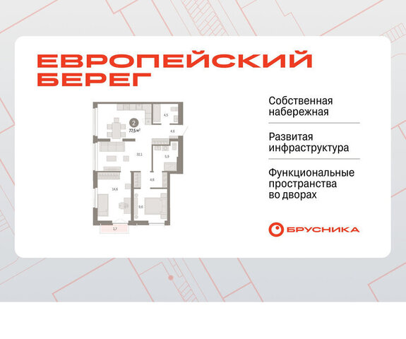 р-н Октябрьский Речной вокзал микрорайон Европейский Берег фото
