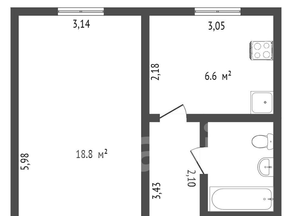 квартира г Райчихинск ул Литовченко 5 фото 2