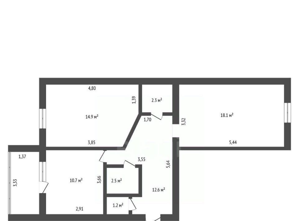 квартира г Благовещенск ул Студенческая 21 фото 2