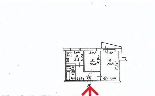 квартира г Хабаровск р-н Индустриальный Южный микрорайон ул Ворошилова 11 фото 2