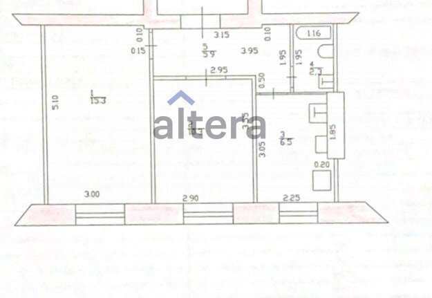 квартира г Казань р-н Советский ул Каштановая 12/46 Казань, Северный Вокзал фото 24
