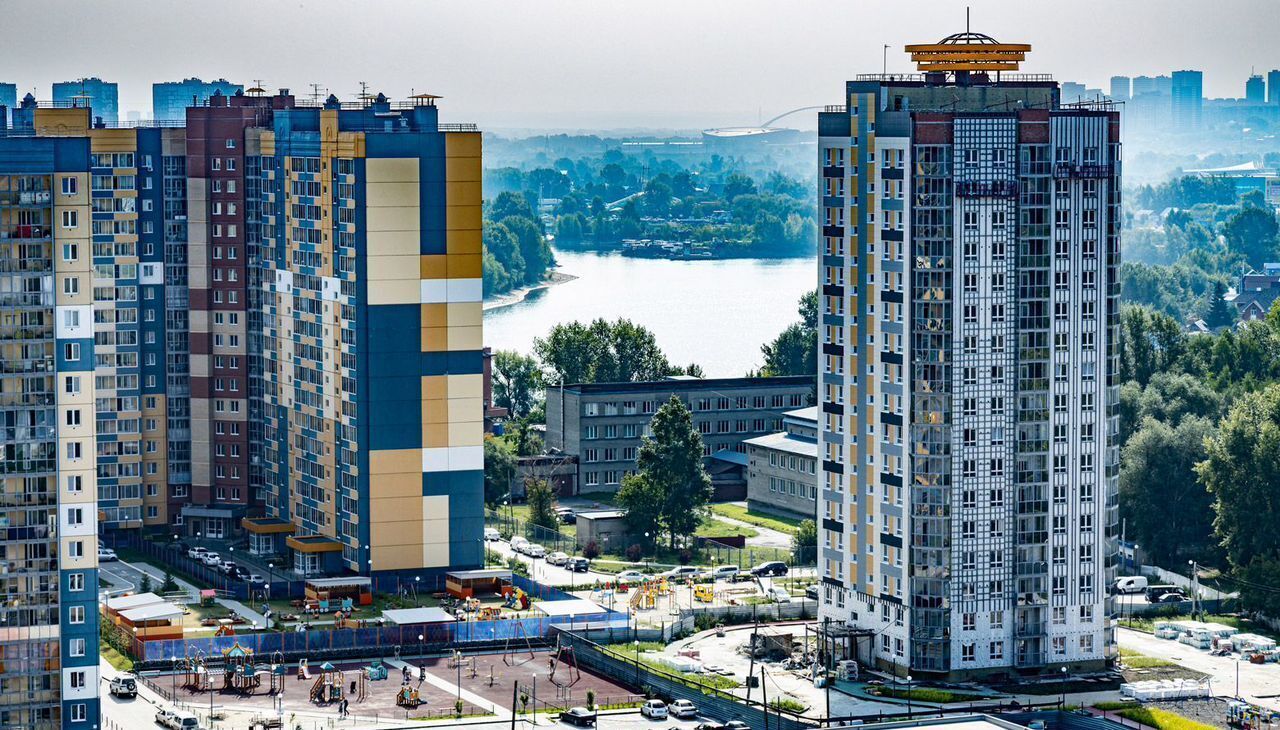 квартира г Новосибирск метро Площадь Гарина-Михайловского р-н Ленинский ул Междуреченская 7/1 Квартал у реки «Аквамарин» фото 13