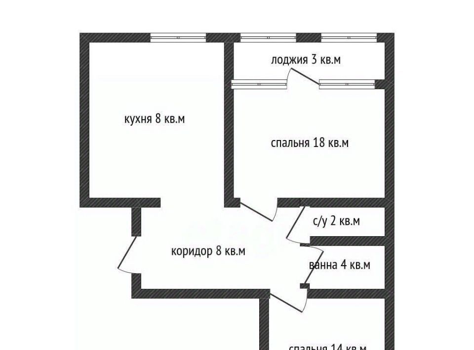 квартира г Майкоп п Подгорный ул Ленина 11 фото 2