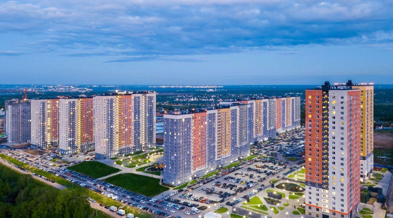 квартира г Нижний Новгород Горьковская ЖК КМ Анкудиновский Парк 47 д. Анкудиновка фото 2