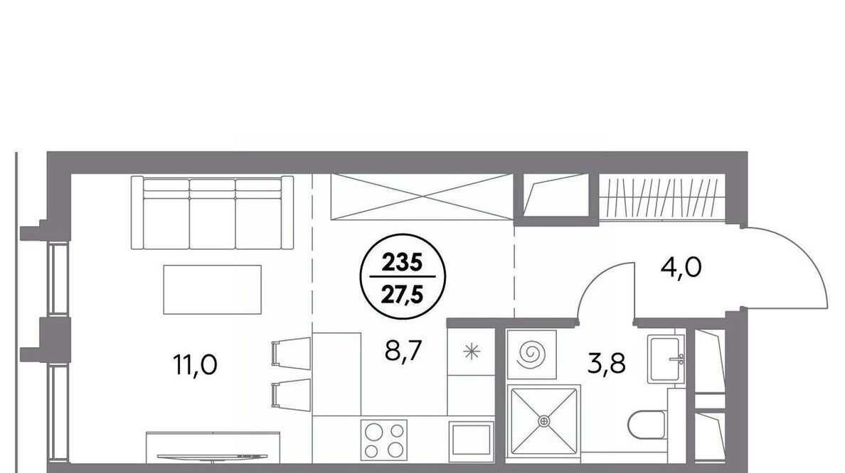 квартира г Москва метро Бауманская ул Фридриха Энгельса 56с/9 фото 1