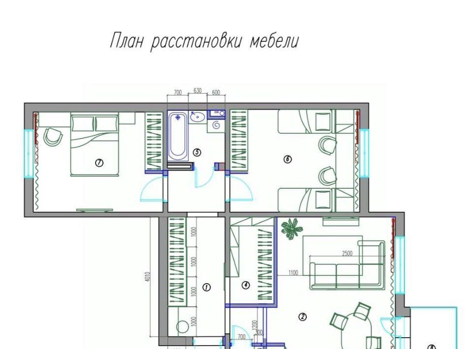 квартира г Иркутск р-н Октябрьский Гусарская тер., 4 фото 14