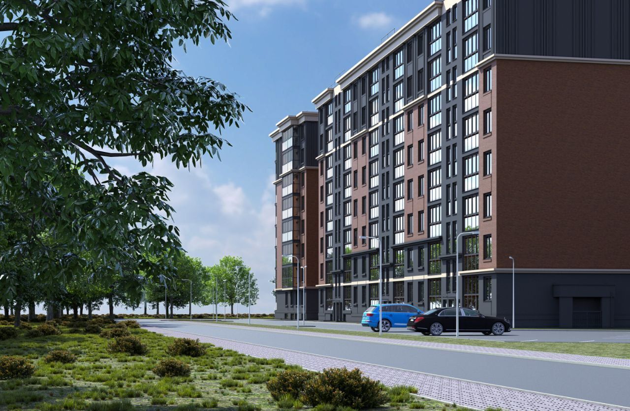 квартира г Калининград р-н Московский ЖК Гринвуд ул. Толстикова, д. 36, корп. 2 фото 11
