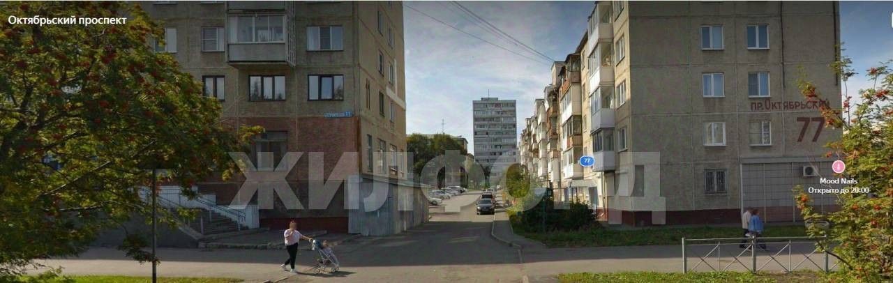 квартира г Кемерово р-н Ленинский пр-кт Октябрьский 77 фото 15