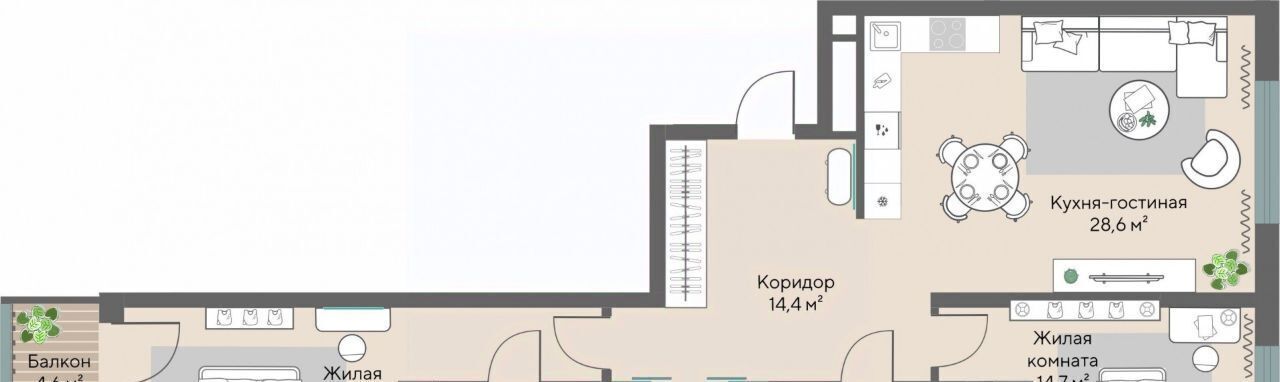 квартира г Екатеринбург ВИЗ Площадь 1905 года, жилрайон фото 1