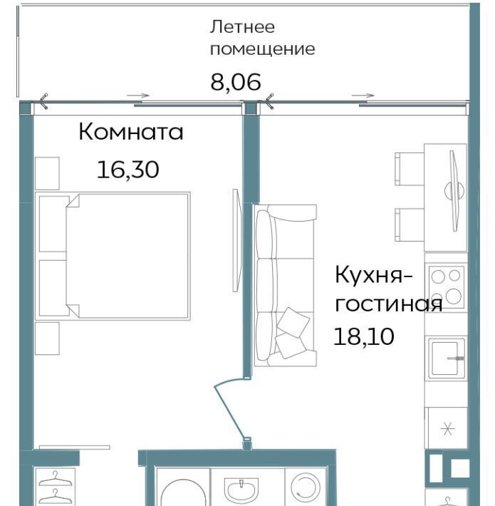 квартира г Саки ул Морская фото 1