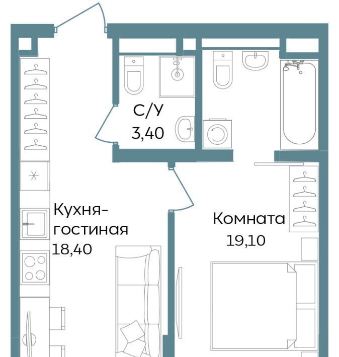 квартира г Саки ул Морская фото 1