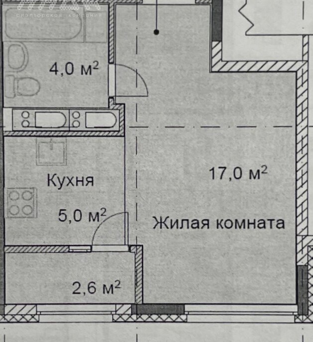 квартира г Нижний Новгород р-н Приокский Пролетарская ул Академика Сахарова 119к/1 ЖК «Цветы» фото 18