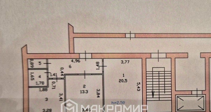 квартира г Пенза р-н Железнодорожный ул Клары Цеткин 60 фото 2