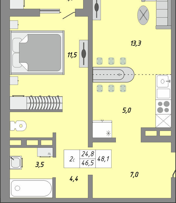 квартира г Оренбург ул Юркина 2 фото 1
