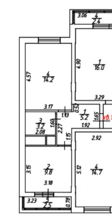квартира г Долгопрудный ул Парковая 52 Физтех фото 28