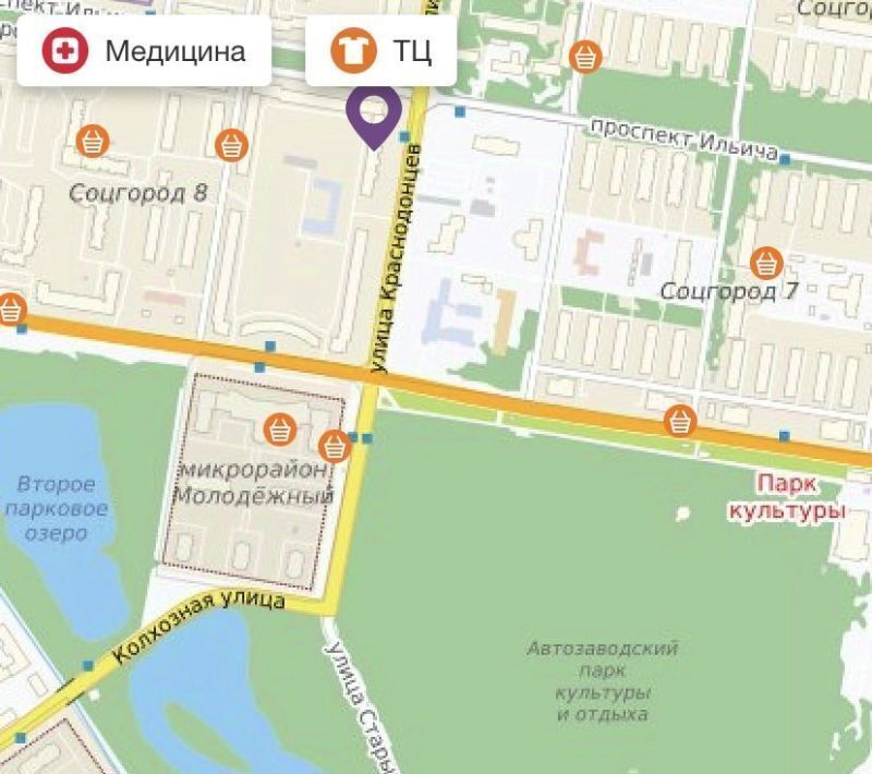 квартира г Нижний Новгород Парк культуры ул Краснодонцев 3 фото 4