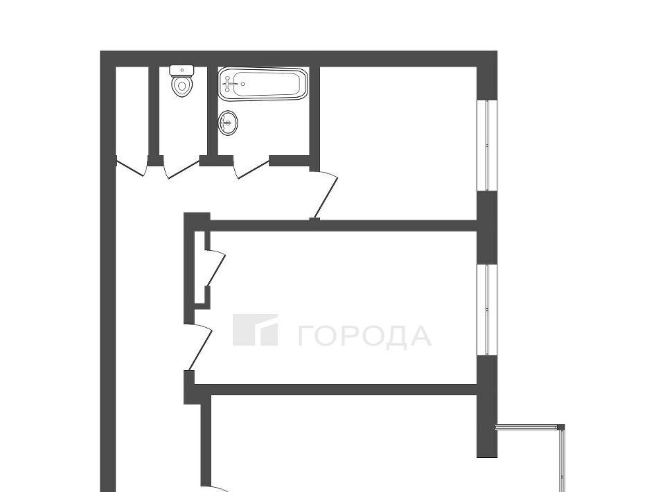 квартира г Барнаул р-н Октябрьский ВРЗ б-р 9 Января 88 фото 2