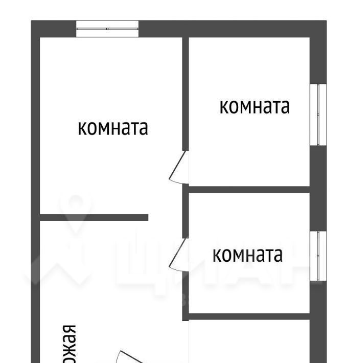квартира г Мончегорск ул Комарова 15 фото 2