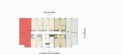 квартира г Екатеринбург Уралмаш ул. Бакинских Комиссаров, 33А/5 фото 5