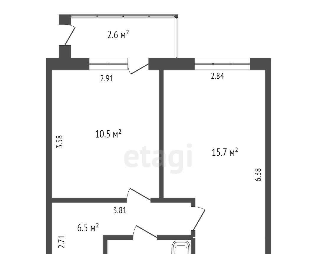 квартира г Северодвинск ш Архангельское 85а фото 21